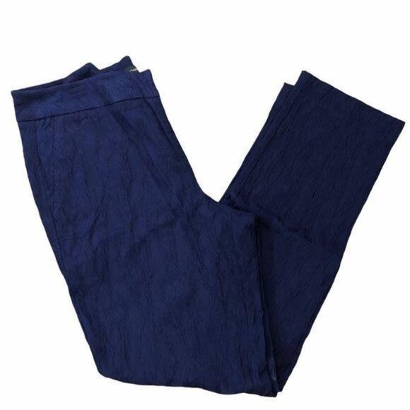 Adrienne Vittadini navy dress pants size 10 - Picture 1 of 8